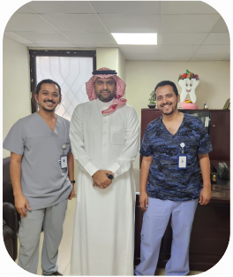 زياره دكتور  ضيف الله عبدالله القرنى للمركز الطبي